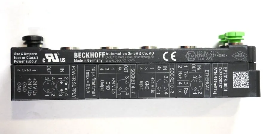 IIoT-устройство Beckhoff EP2318-0001 Ethercat Box 8 Channel Digital