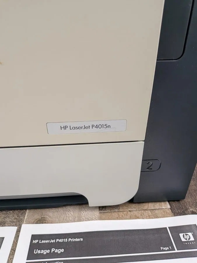 Лазерный принтер HP LaserJet P4015N Laser Printer CB509A With Toner USB Ethernet