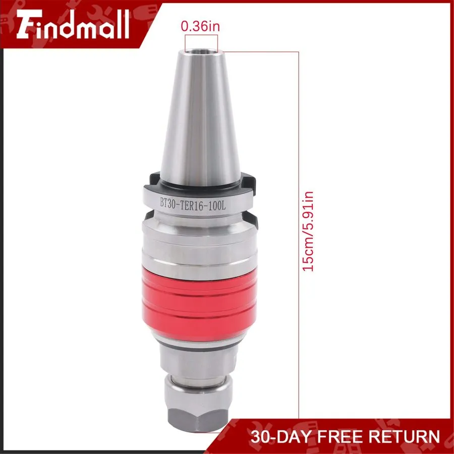 Режущий инструмент Floating Tap Tool Holder BT30 Shank ER16 Collet Series M12x1. — фото лота 1