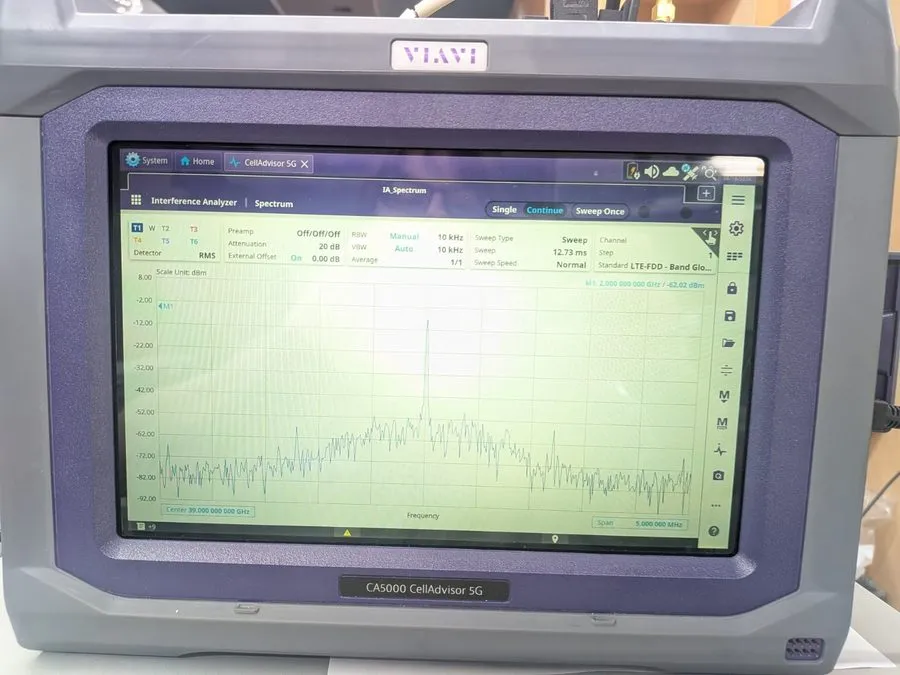 Тестер Jdsu Viavi Fieldfox 's Cousin CA5000 Celladvisor 5g 6 Ghz Rtsa 24-40ghz C — фото лота 1