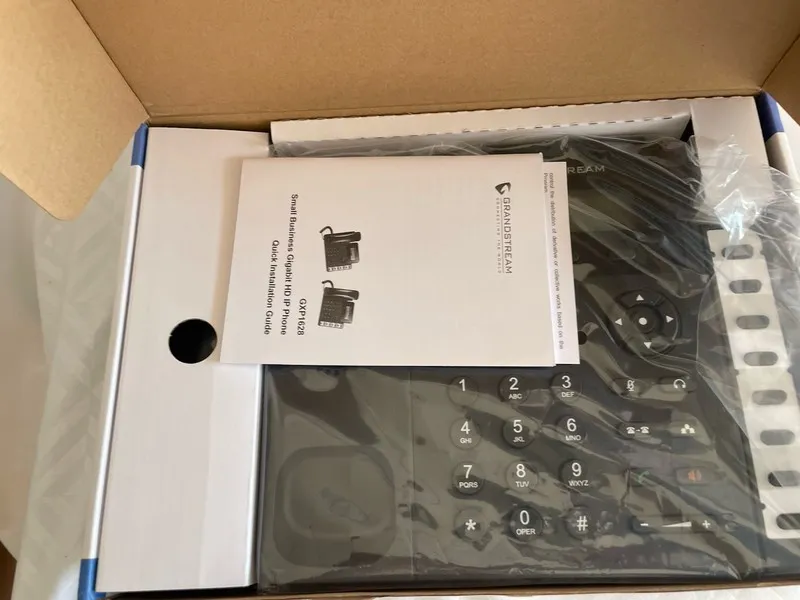 Grandstream GXP1628 IP Phone | 2 Lines 2 SIP Accounts | 2.9-Inch LCD Display