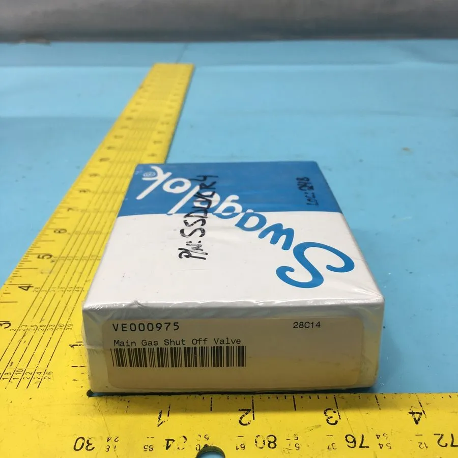 Клапан SWAGELOK SS-DLVCR4 MAIN GAS SHUT OFF VALVE,VE000975,R38EAN018, 166839