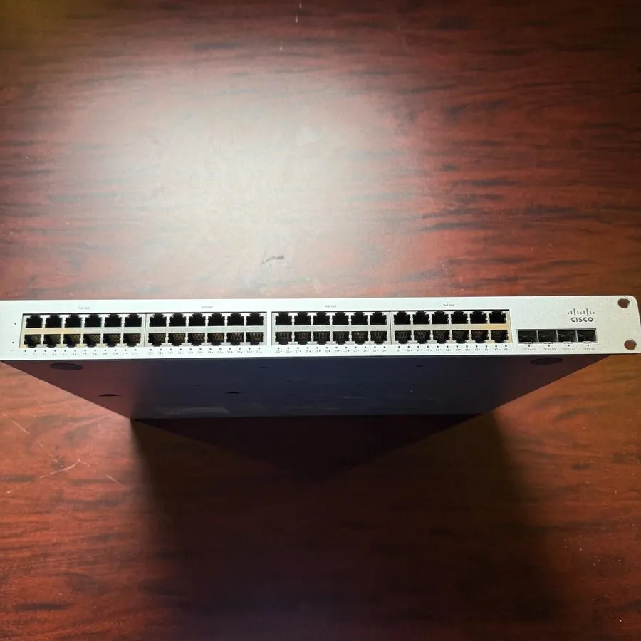 Коммутатор Cisco Meraki MS225-48LP-HW 48-Port 370W PoE+ 4xSFP Switch -UNCLAIMED