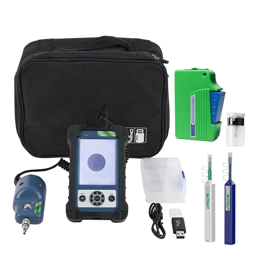 Видеомикроскоп Komshine KIP-600V Fiber Inspection Probe W/ One-click Cleaner & K — фото лота 1