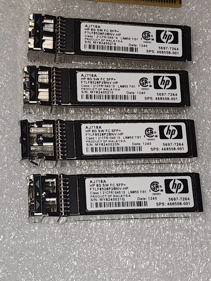 Трансивер HP AJ764-63002 QLogic QLE2562-HP PCIe 8GB FC HBA 489191-00 2x SFP