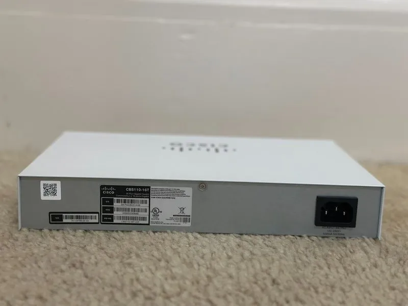 Коммутатор Cisco Business 110 Series CBS110-16T 16-Port Gigabit Ethernet Switch  — фото лота 3