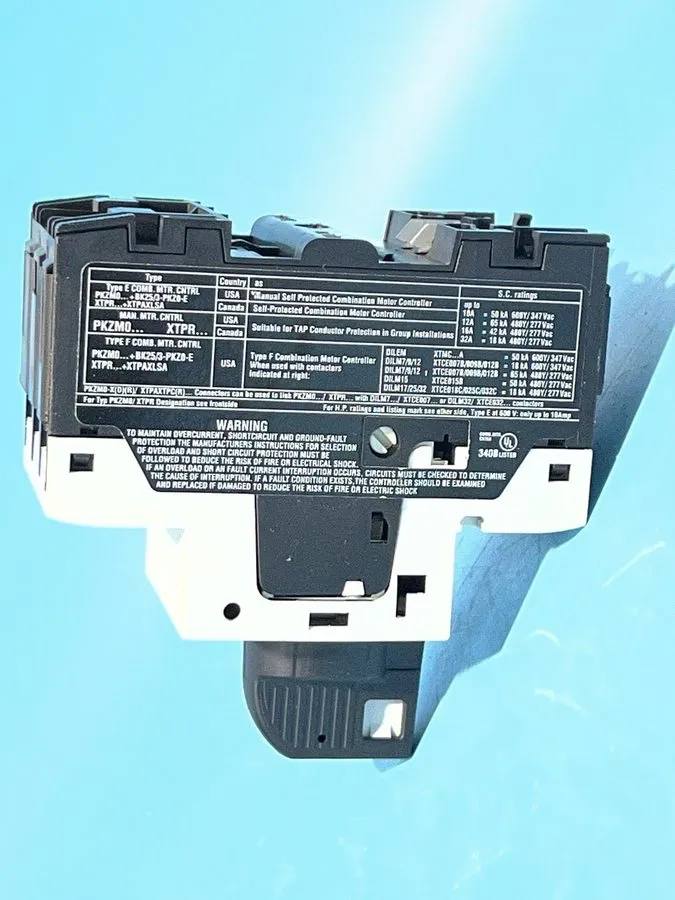 Автоматический выключатель Eaton PKZM0-6.3 Motor Protection Circuit Breaker XTPR — фото лота 1
