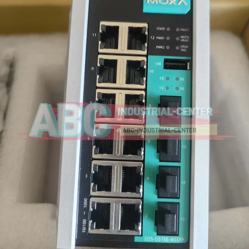 IIoT-устройство MOXA EDS-G516E-4GSFP V1.0.1 16-port Ethernet switch