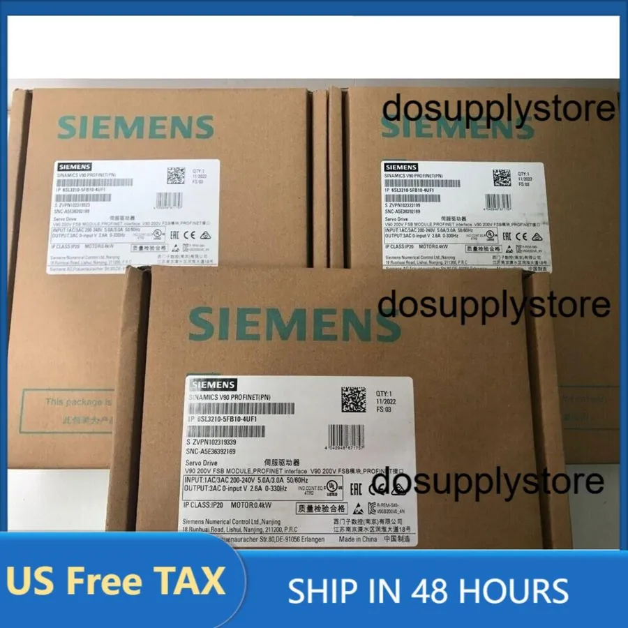 Частотный преобразователь Siemens SINAMICS V90 6SL3210-5FB10-4UF1