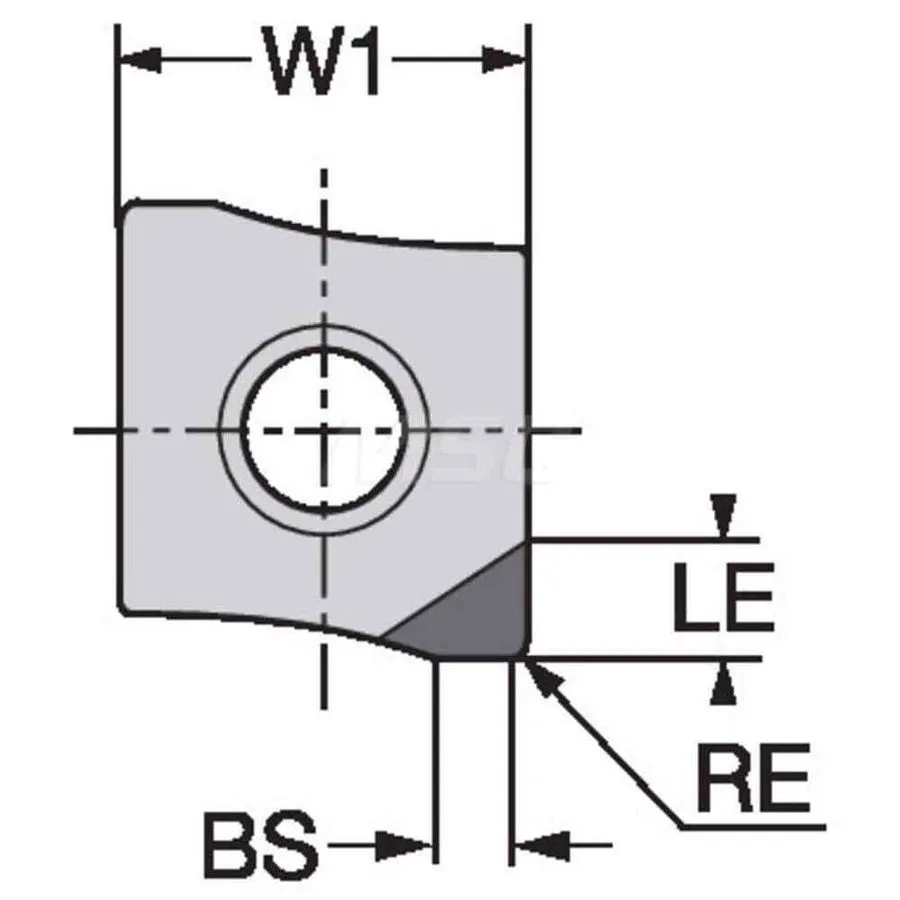 Режущий инструмент Sandvik R5901105 NL Grade CD10 Diamond Tipped Milling Insert 
