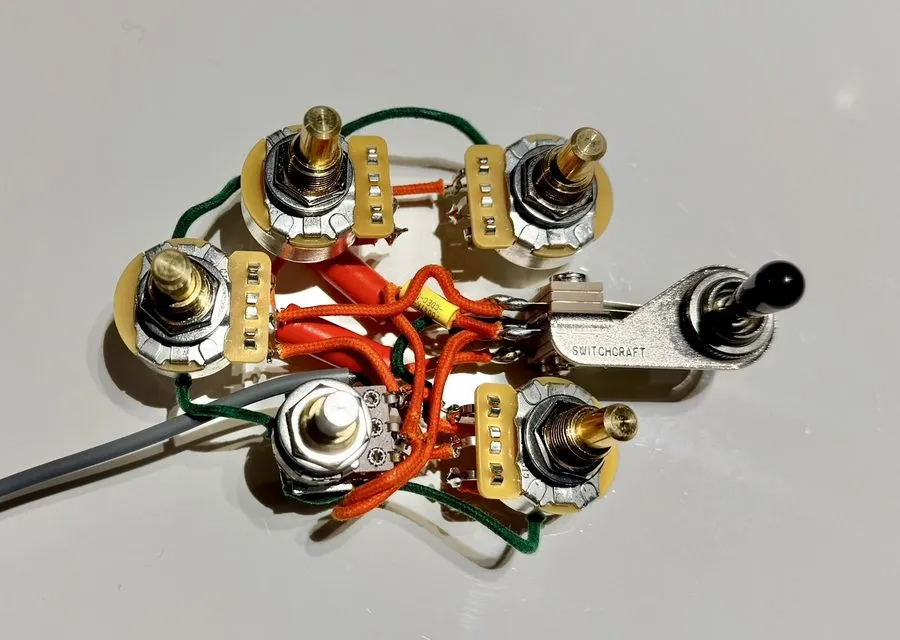Жгут проводов Rickenbacker 330,340,360,620,660, 4005 5-Control Guitar Harness Mo