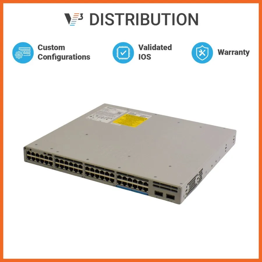 Коммутатор Catalyst 9300L 48p | 12mGig Network Essentials 2x40G Uplink | C9300L-