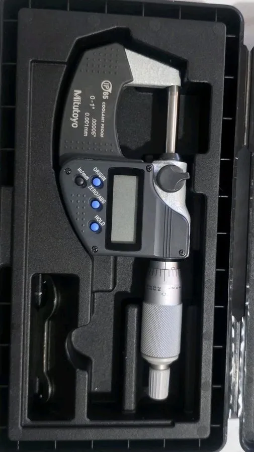 Микрометр Mitutoyo 293-340-30 Digital Micrometer Coolant Proof IP65 0-1" 0.00005