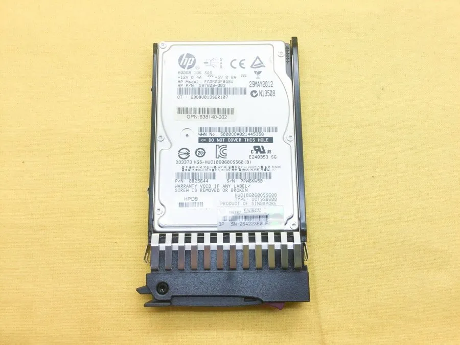 Жёсткий диск 655477-B21 655573-001 HP 600GB 10K 6G SFF 2.5'' Sas Hdd