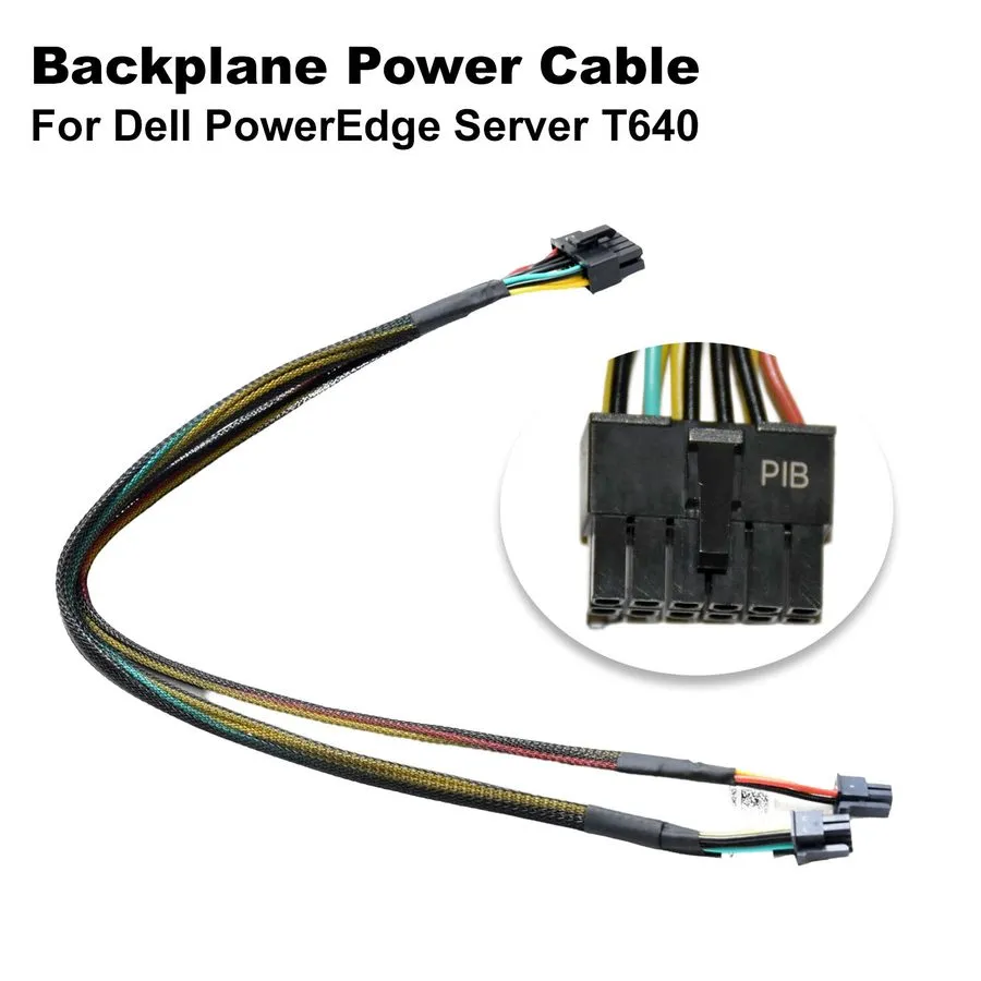 Бэкплейн Dell PowerEdge T620 T630 Server 12-Pin Backplane Power Cable MTYVK 0MTY — фото лота 1