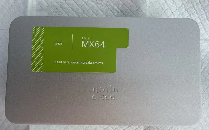 Маршрутизатор Cisco Meraki MX64 All-in-one Router, Firewall and Internet Gateway — фото лота 2