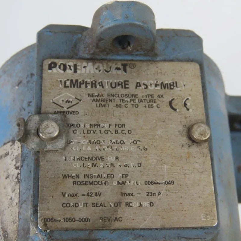 Датчик температуры Rosemount 644HAE5J6F6XA Temperature Transmitter 23mA 42.4V Mo