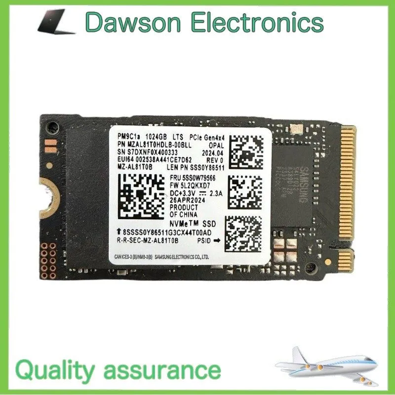 SSD-накопитель Samsung PM9C1a MZAL81T0HDLB 1024GB M.2 PCIe Gen4x4 NVMe OPAL Inte