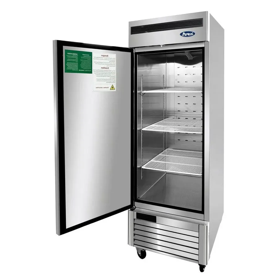 Морозильный шкаф 1 Door 27" Freezer Stainless Left Hinge Reach In NSF Atosa MBF8