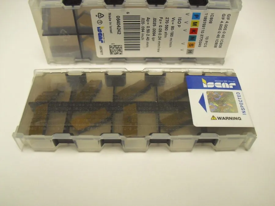 Режущий инструмент ISCAR GIP 2.00-1.00 IC808 CARBIDE INSERT