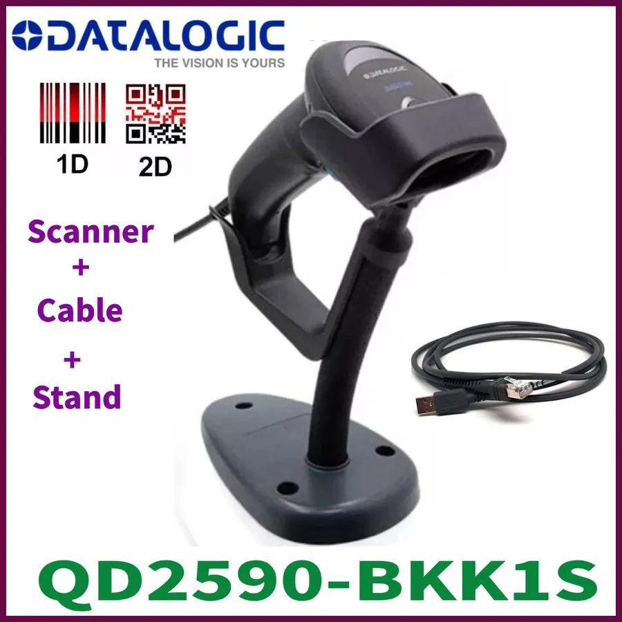 Сканер штрих-кода Datalogic QuickScan QD2590-BKK1S 1D 2D Handheld Imager Barcode