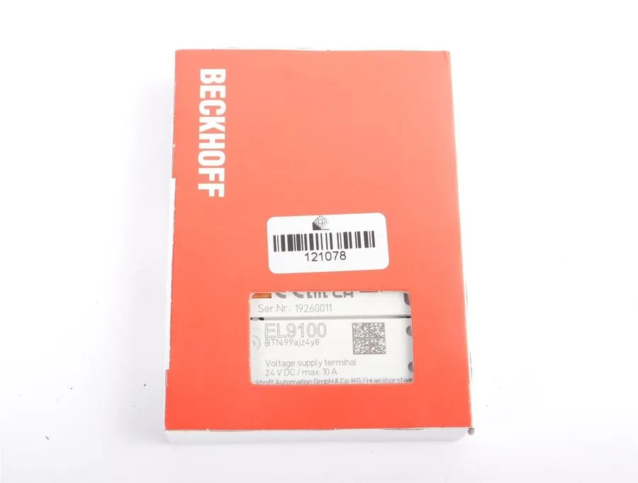 Модуль ввода-вывода BeckHoff EL9100 Ethercat Terminal, 24 Vdc, 10A