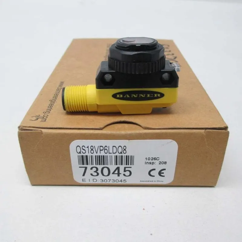 Фотоэлектрический датчик BANNER QS18VP6LDQ8 Photoelectric Sensor 10-30VDC