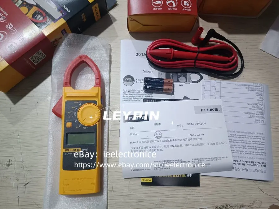 Тестер Fluke 301D DC Digital Clamp Meter Voltage Tester Multitester