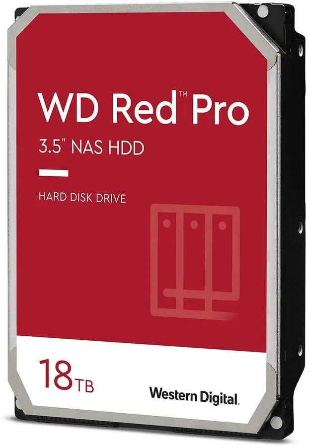 Жёсткий диск Western Digital WD Red Pro 18TB 3.5" SATA NAS HDD WD181KFGX