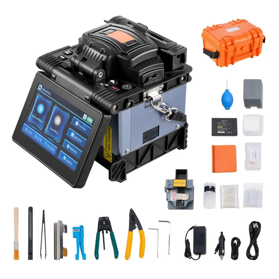 Сварочный аппарат M5 Intelligent Fiber Optic Fusion Splicer 6-Motor Core Alignme