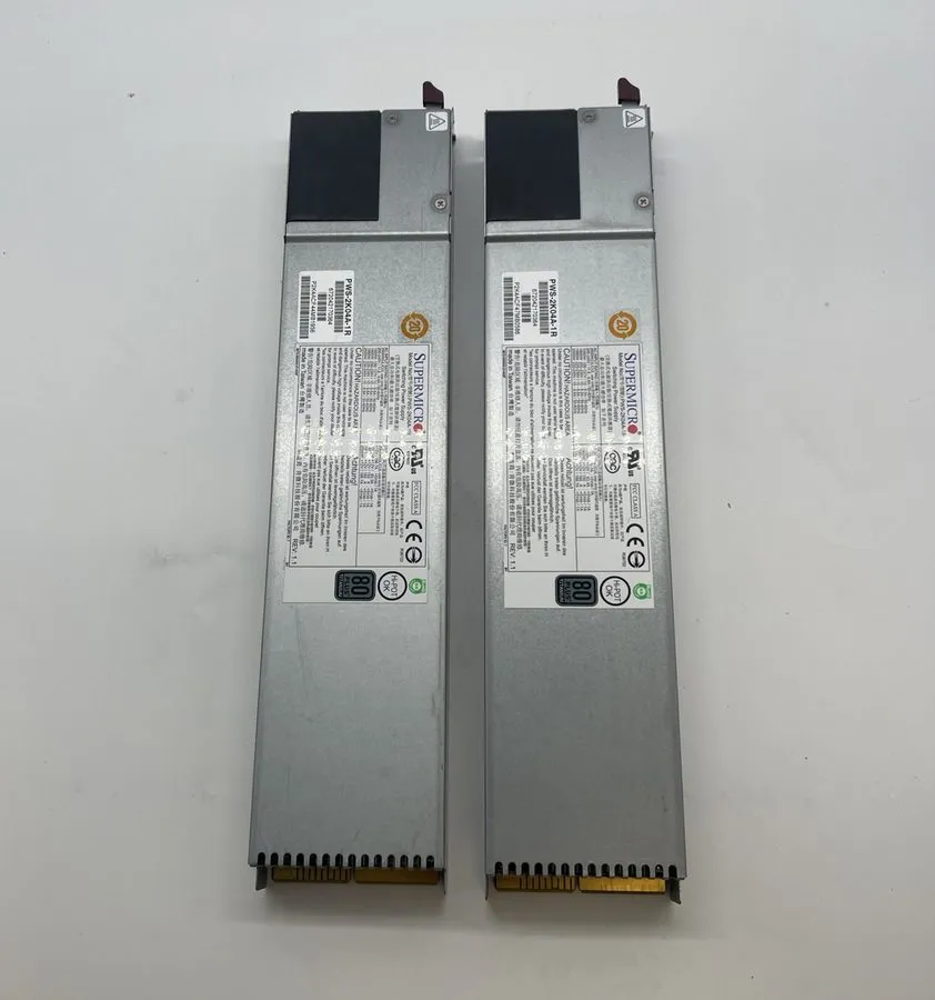 Блок питания SUPERMICRO PWS-2K04A-1R 2000W 80 PLUS TITANTIUM POWER SUPPLY(EB-193 — фото лота 1