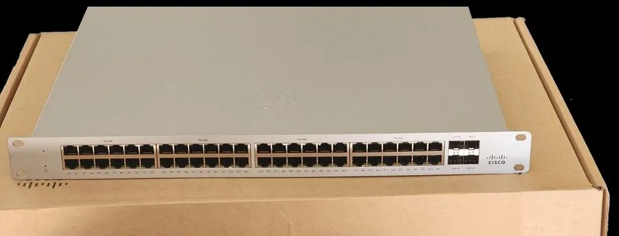 Коммутатор Cisco Meraki MS120-48FP 48 Port PoE+ Gigabit Switch 740W Unclaimed