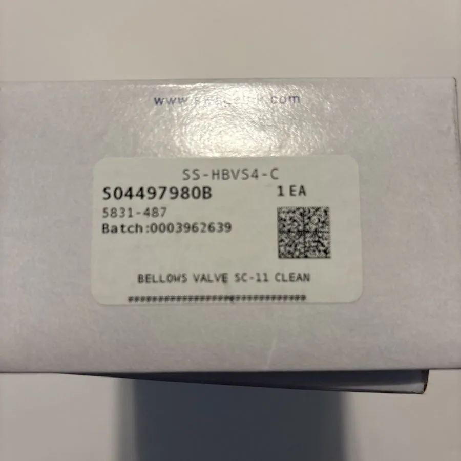 Клапан Swagelok SS-HBVS4-C Sealed valve