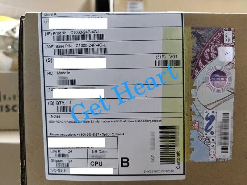 Коммутатор C1000-24P-4G-L Catalyst 1000 24-Port Gigabit PoE+ Switch 4x1G SFP 195
