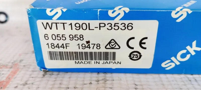 Фотоэлектрический датчик SICK WTT190L-P3536 LASER Photoelectric Sensor .2-2.5m 2 — фото лота 1