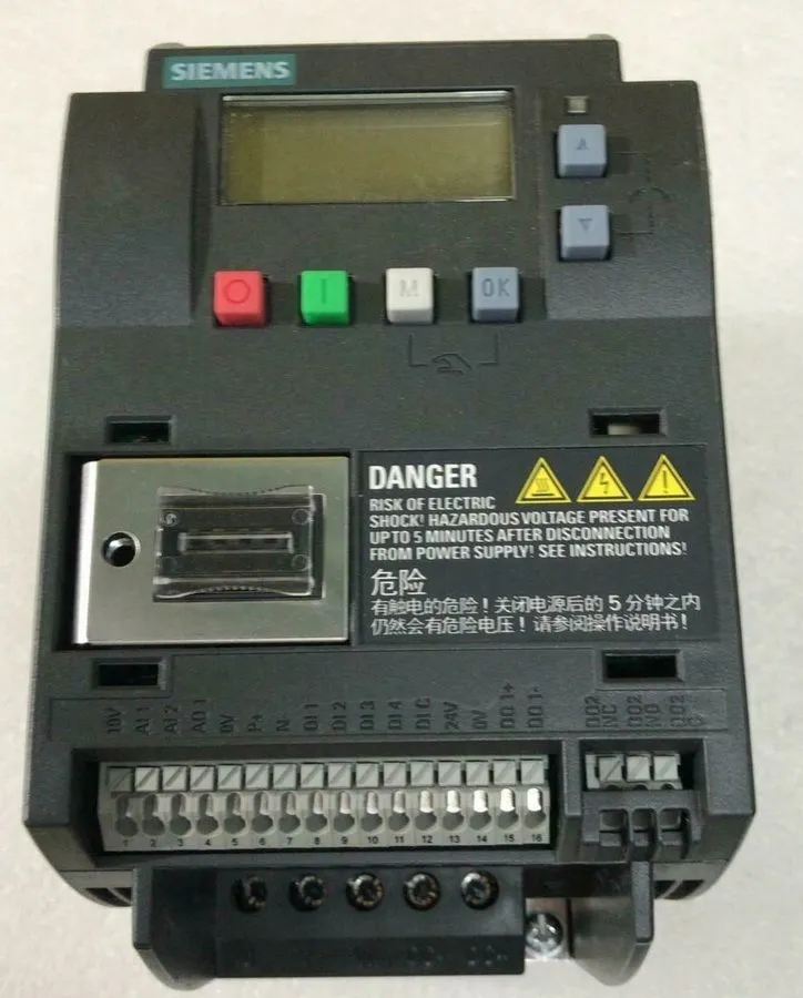 Частотный преобразователь 6SL3210-5BE13-7CV0 SIEMENS SINAMICS V20 INVERTER; 0.37