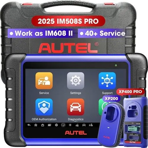Диагностический сканер 2026 Autel MaxiIM IM508S IMMO Key Programming Tool All Sy — фото лота 1