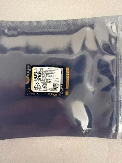 SSD-накопитель KIOXIA 512GB GEN 4x4 NVMe PCIe M2 SSD KBG60ZNS512G DELL 0DFMP3