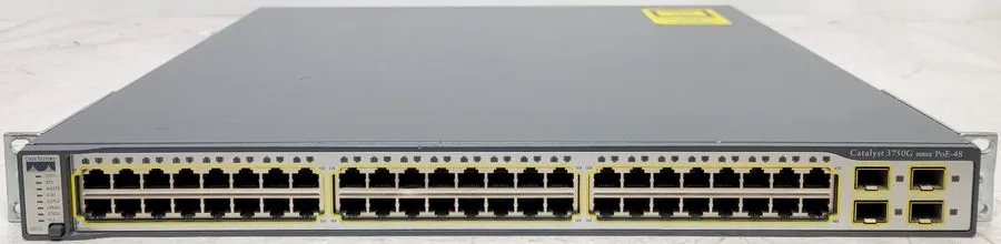 Коммутатор Cisco Catalyst (WS-C3750G-48PS-S) 48 Ports PoE Gigabit Ethernet Switc