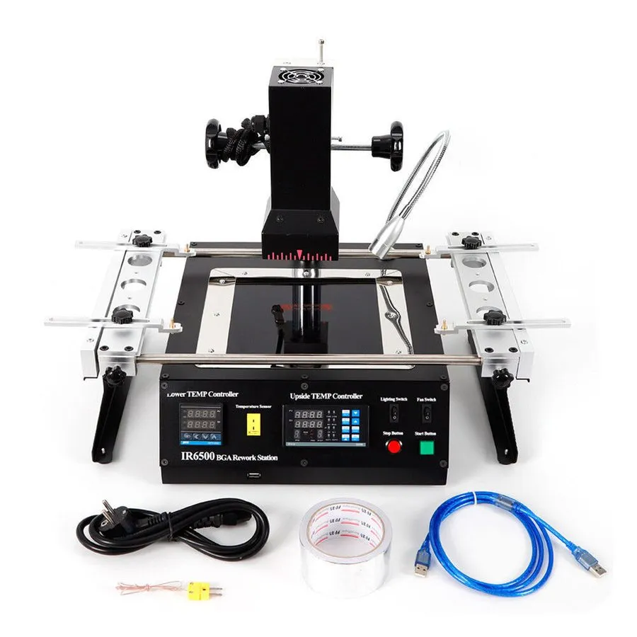 Паяльная станция IR6500 1250W BGA IR Infrared Rework Soldering Station Reflow Re