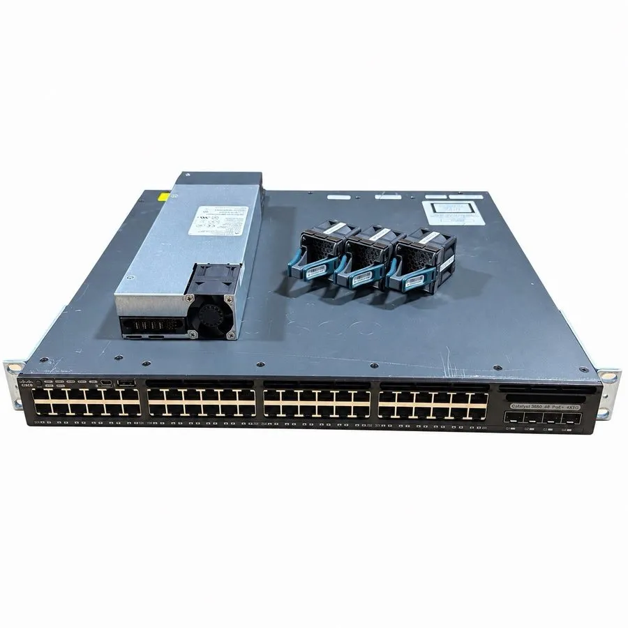 Коммутатор Cisco WS-C3650-48FQ-L 48-Port PoE + 4x 10GB SFP+ w/ AC Power — фото лота 1