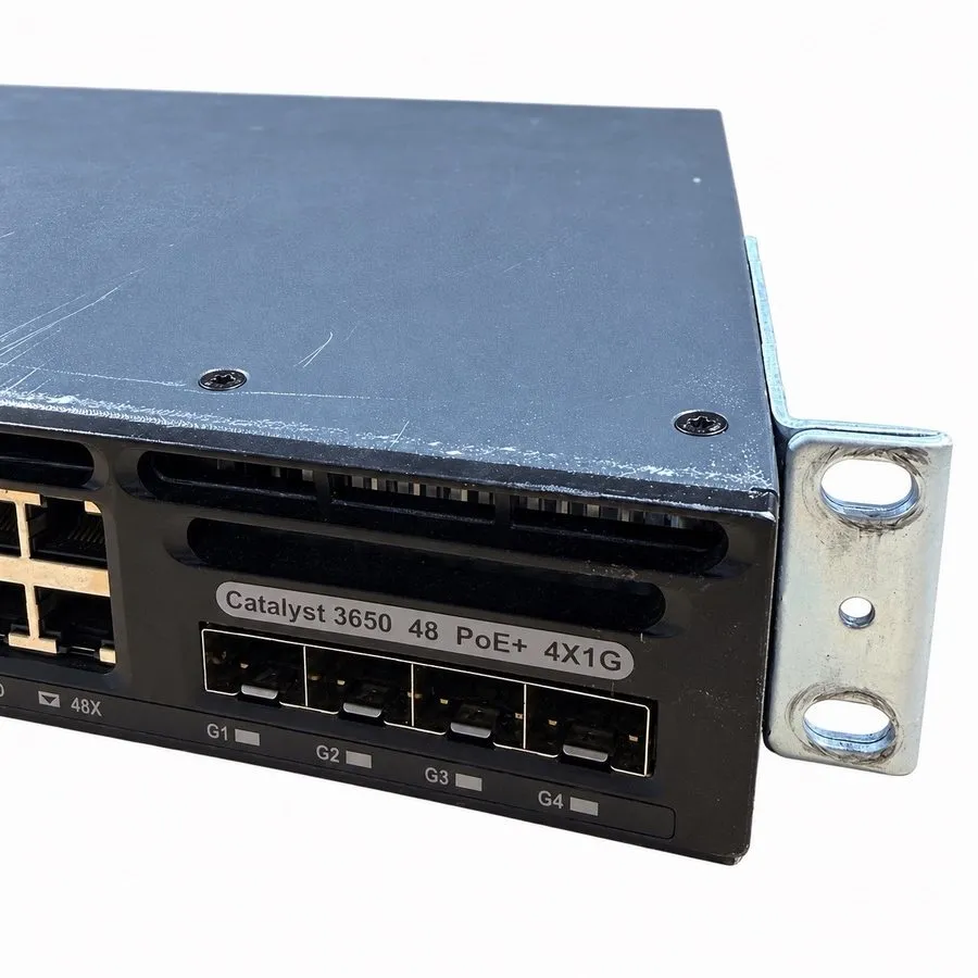 Коммутатор Cisco WS-C3650-48FQ-L 48-Port PoE + 4x 10GB SFP+ w/ AC Power — фото лота 2