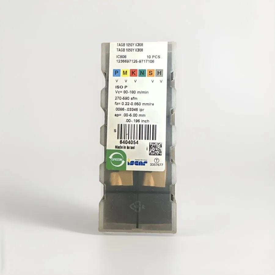 Режущий инструмент ISCAR GIP 2.00-1.00 IC808 CARBIDE INSERT — фото лота 1