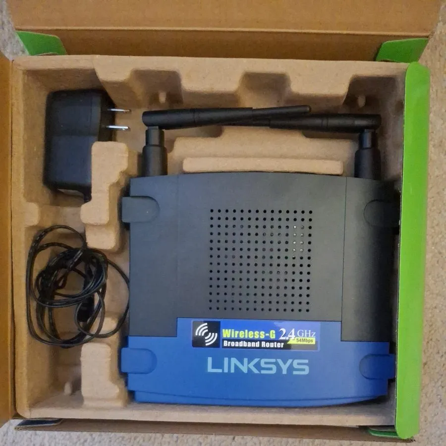 Маршрутизатор Cisco Linksys Wireless-G Broadband Router WRT54GL
