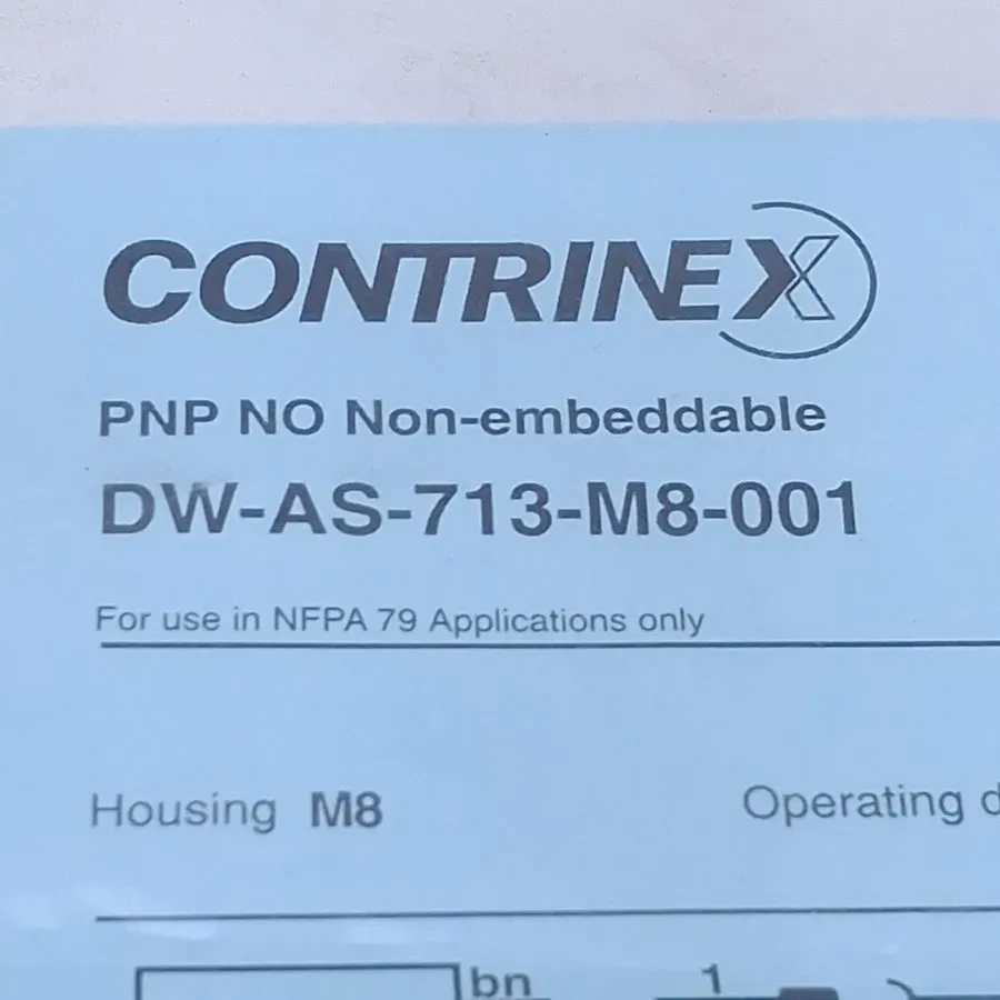 Датчик приближения Contrinex DW-AS-713-M8-001 Proximity Sensor 10-30VDC 200mA 6m