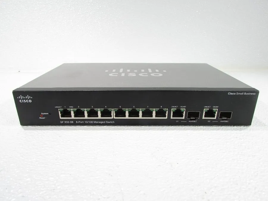 Коммутатор Cisco SF302-08 8-Port 10/100 Managed Network Switch