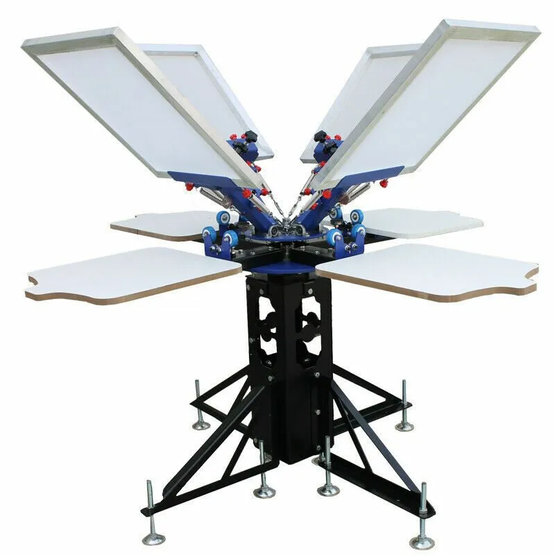 Оборудование рекламного производства TechTongda 4 Color 4 Station Screen Printin — фото лота 2
