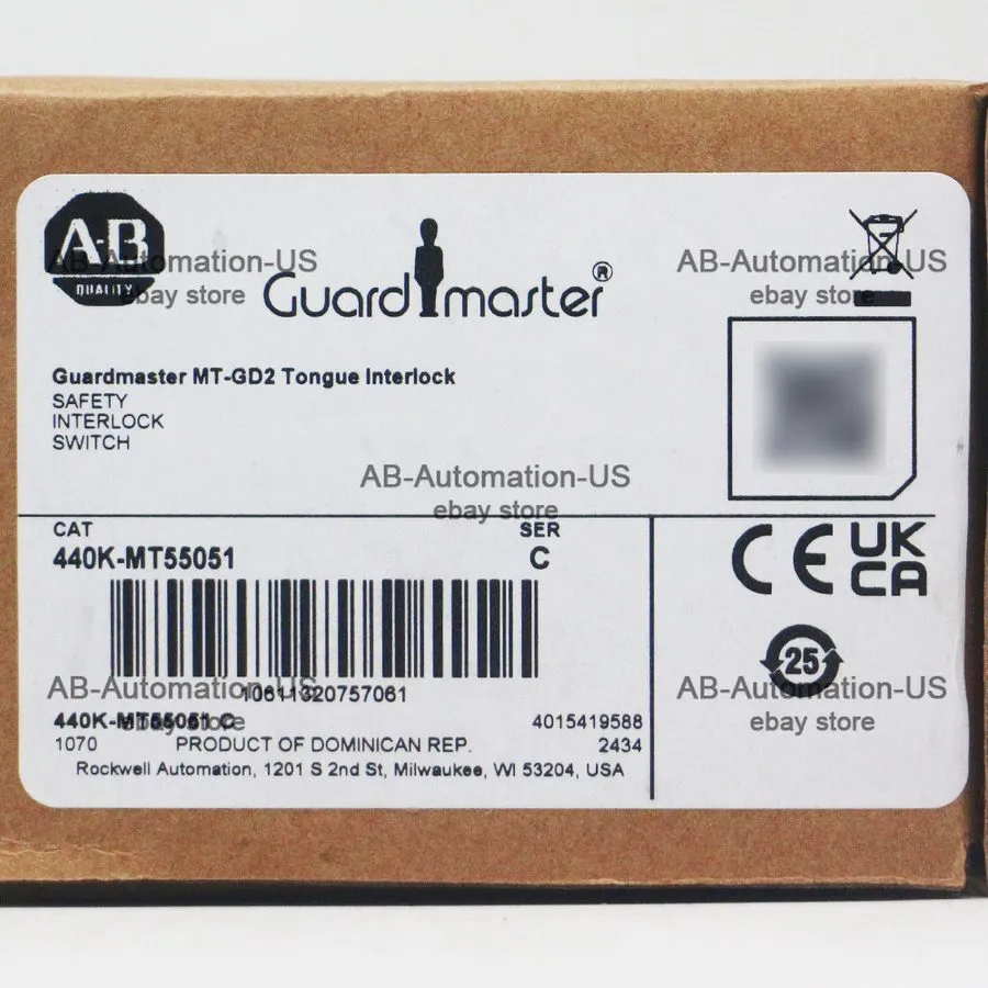 Реле безопасности Allen Bradley 440K-MT55051 Guardmaster MT-GD2 Tongue Interlock