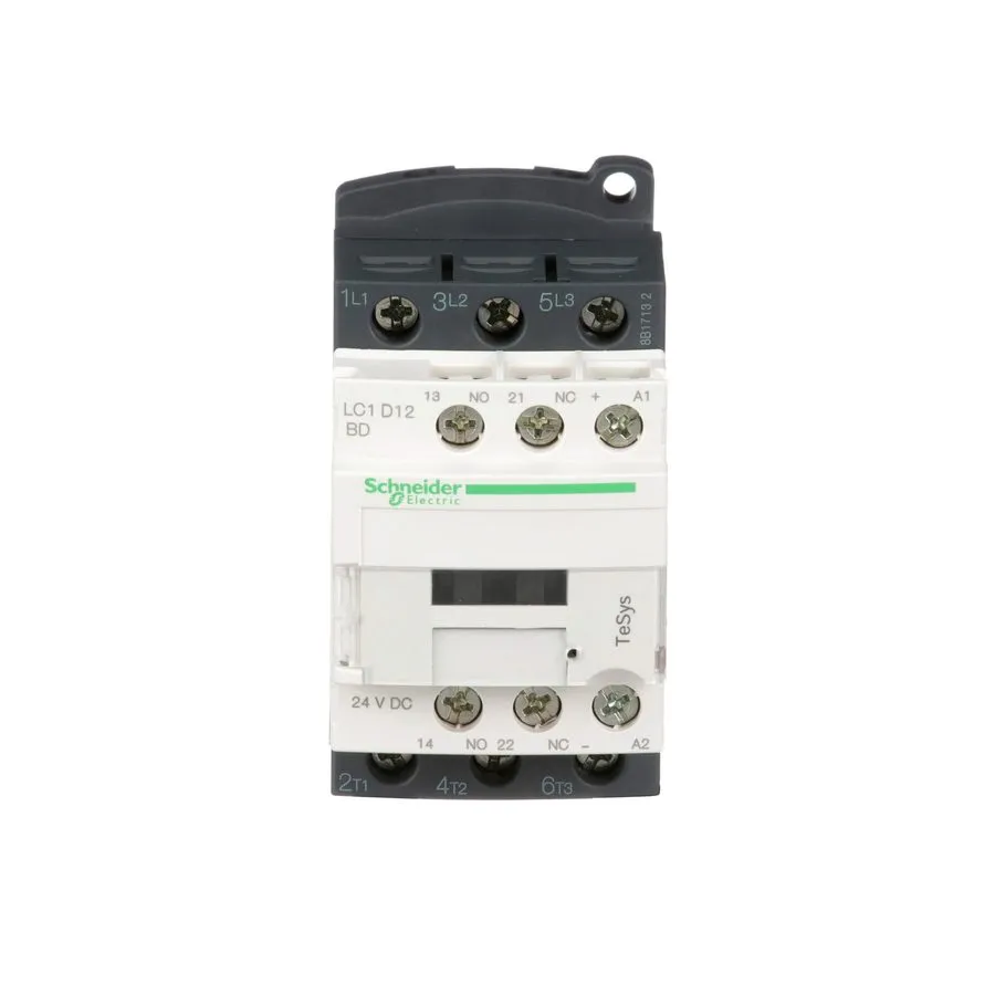 Контактор Schneider LC1D12BD TeSys Deca three-pole contactor, 12A, 24VDC, cULus
