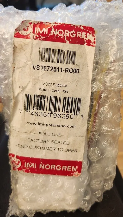 Электромагнитный клапан NORGREN VS26 VS2672511-RG00 SOLENOID VALVE SUBBASE PNEUM
